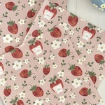 【デザインペーパー（スクエア）】いちごハウス・スクエア