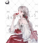 【Q148】teatea.オリジナル 人物ステッカー