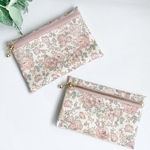 【本日のお買い得♪】＊   リバティ　Felicite（ラミネート）　ミニフラットポーチ&ティッシュポーチ　＊