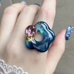 〜宝石の海💎サージカルステンレスリング〜