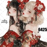 original sticker « no.6425 »     //     人物ステッカー オリジナルステッカー オリジナル人物ステッカー ステッカー cotton melody 