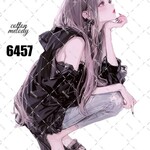 original sticker « no.6457 »     //     人物ステッカー オリジナルステッカー オリジナル人物ステッカー ステッカー cotton melody 