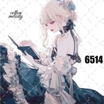 original sticker « no.6514 »     //     人物ステッカー オリジナルステッカー オリジナル人物ステッカー ステッカー cotton melody 