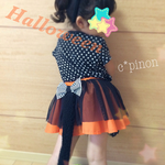 ハロウィン☆魔女*猫ちゃん♡しっぽ付きのチュールスカート