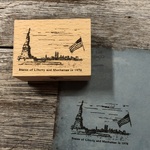 自由の女神とマンハッタン ナチュラルver. - The Statue of Liberty and Manhattan in 1976 Natural ver. - [ラバースタンプ]