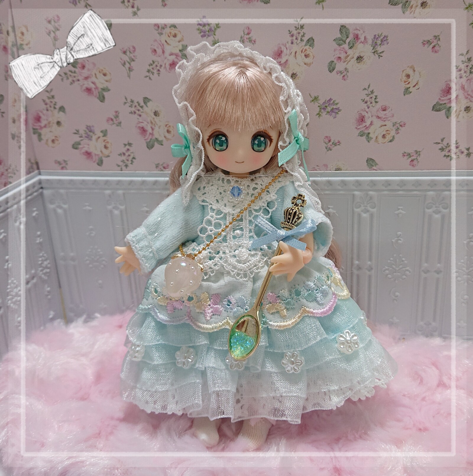 Mee様　オビツ11 ハンドメイド オビツ11 】クラシカルなメイド服【ピコニーモP