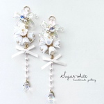 ⚜️ water Lily ✵ 百合の耳飾り   ピアス  イヤリング  