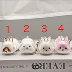 ペット　ペット用品　ウサギ うさぎ ペットグッズ　ペットウェア　記念　ペット毛収納　ポータブルキーチェーン　ペットのメモリアル 毛収集ボックス　キーホルダー うちの子