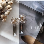 2pcs)4048)ビーズタッセル) gray)#2n