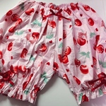 【即納】ふんわりブルマ（ドットチェリーリボン・ピンク）