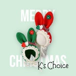 ペット用♡クリスマスうさぎの帽子