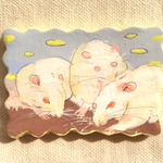rat brooch
