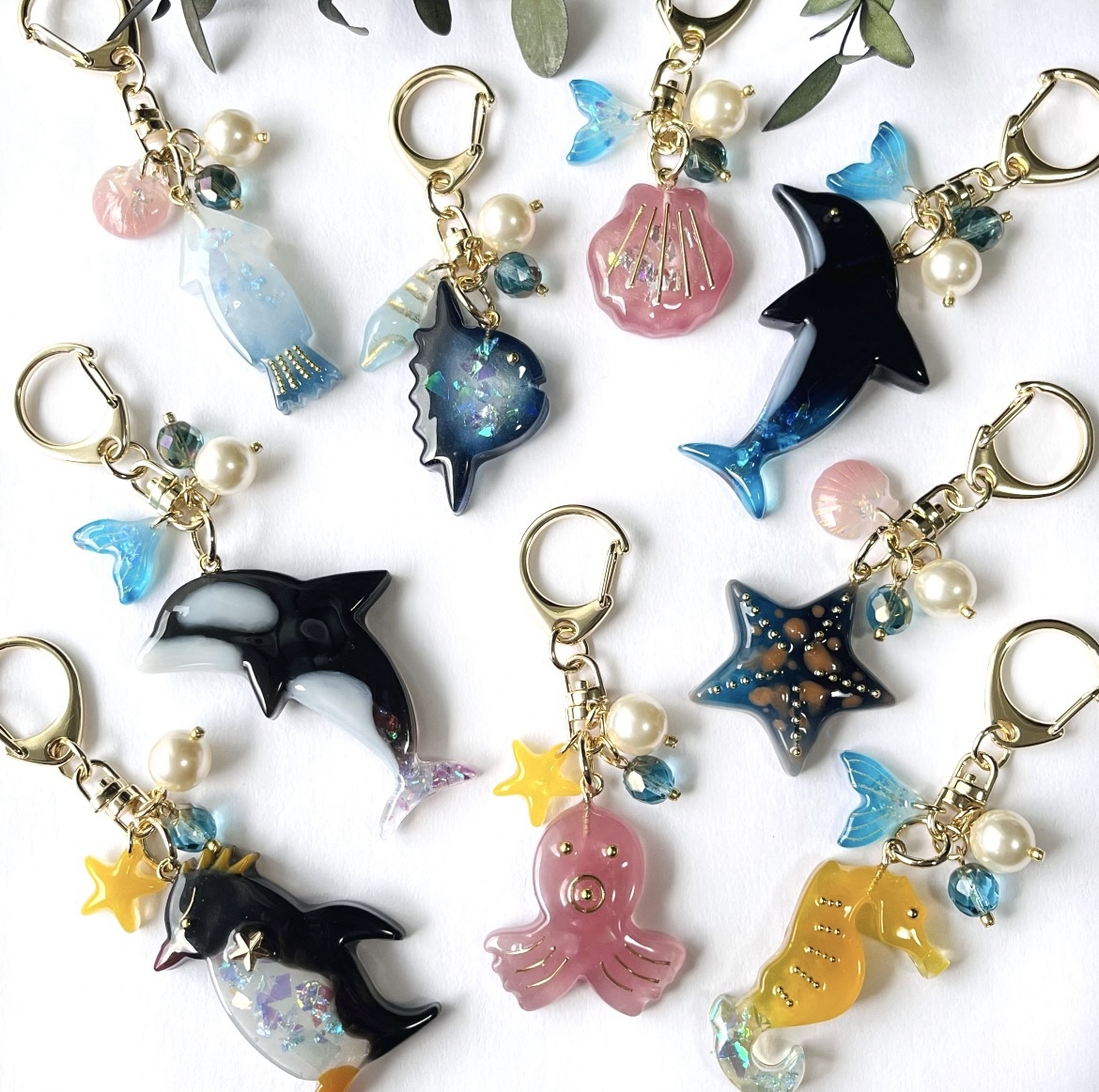 レジン 海 - キーホルダー・ストラップの人気通販 | minne byGMO