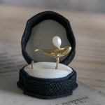 クジラリング（ゴールド）