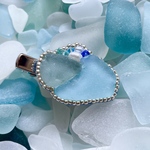 シーグラスのヘアクリップ（Tide pool）