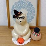 しろくま貯金箱の帽子メガネセット