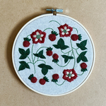 刺繍フレーム　いちご