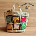 tuttifun＊colorful sikaku bag     A87