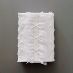 (A6・文庫本) Book Cover / White mini ribbon