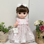 ソランちゃん　メルちゃん☆リボンワンピースドレス