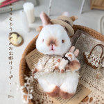 .𓈒𓆸カフェモカうさぎのお出掛けコーデ.𓈒𓆸tenori  teddy  rabbit