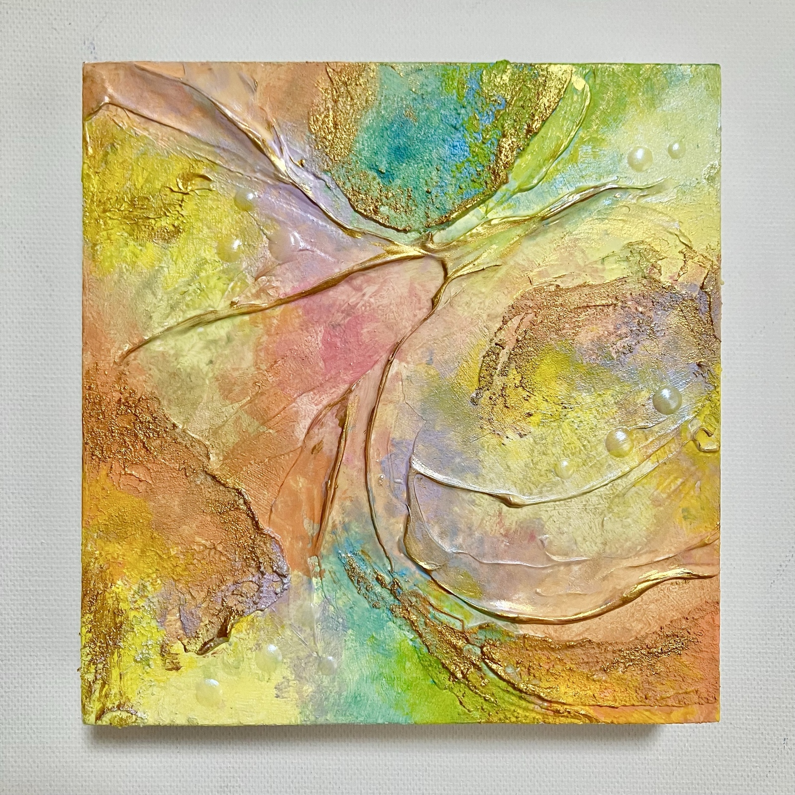 sea＊絵画 海 風景画 テクスチャーアート - shop wishi | minne