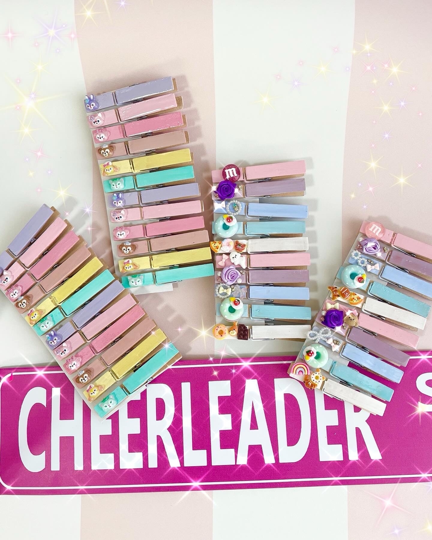 m♡a♡yさま専用☆ チア ポンポンキーホルダー　クラウンベア m♡a♡yさま専用☆ チア ポンポンキーホルダー クラウンベア m♡a