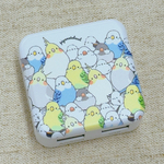 ★１個限定★　ACアダプター　シマエナガのインコと文鳥がいっぱい