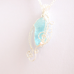 アクアマリンのペンダントトップ