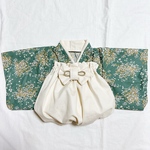 ※発送日についての説明文をお読みください※ ベビー袴　ハンドメイド　くすみピンク