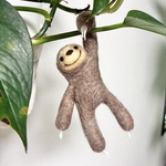 のんびりスローライフ　ぶら下がりなまけものさん