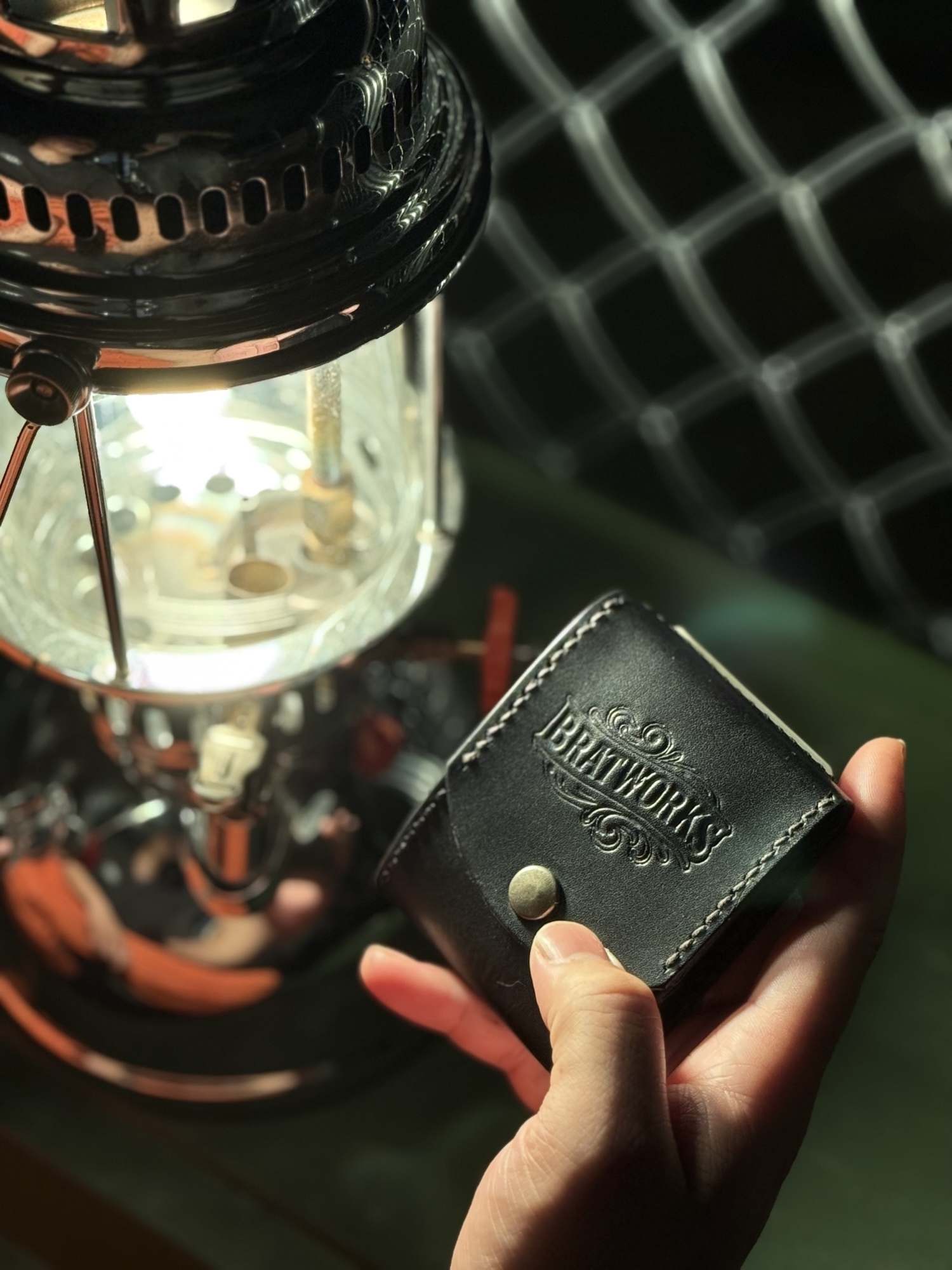 【ハンドメイド】　ミドル トラッカー ウォレット ミドルタイプの3層トラッカーウォレットです。BASEで販売して