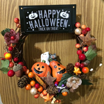 06073120様オーダー品ハロウィンリース 