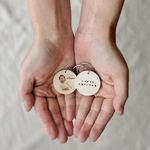 【ギフト人気No.1】 - wood key ring - 木製キーホルダー　フォトキーホルダー 敬老の日 父の日 母の日