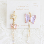 papillon series / アシンメトリー / ピアスorイヤリング 