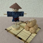 ちりめん細工・里の秋(案山子)5