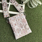 インド刺繍生地　スマホサコッシュ　インド刺繍生地　ハンドメイド　スマホショルダー