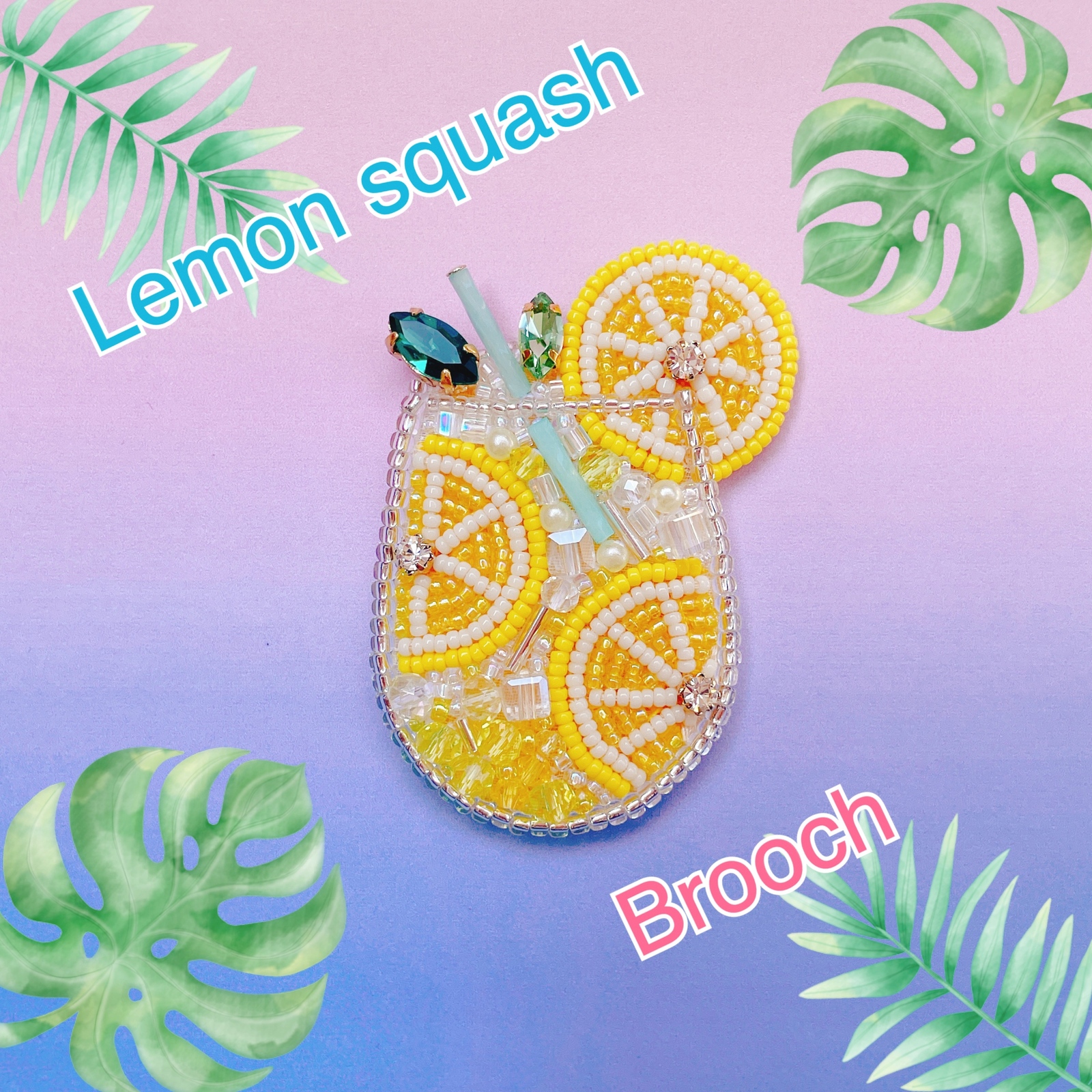 再販】スワロフスキーが揺れる✨ビーズ刺繍✨キラキラビジューと