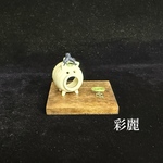 ミニチュア陶器　かとりぶた　蚊取り線香付　NO646