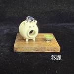 ミニチュア陶器　かとりぶた　蚊取り線香付　NO647