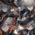 【8月受注販売品】デザインペーパー　CUTE BOY HALLOWEEN ４面 CS  コラージュシート