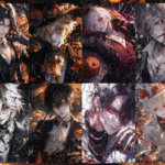 【8月受注販売品】デザインペーパー　COOL MEN HALLOWEEN CS２  コラージュシート