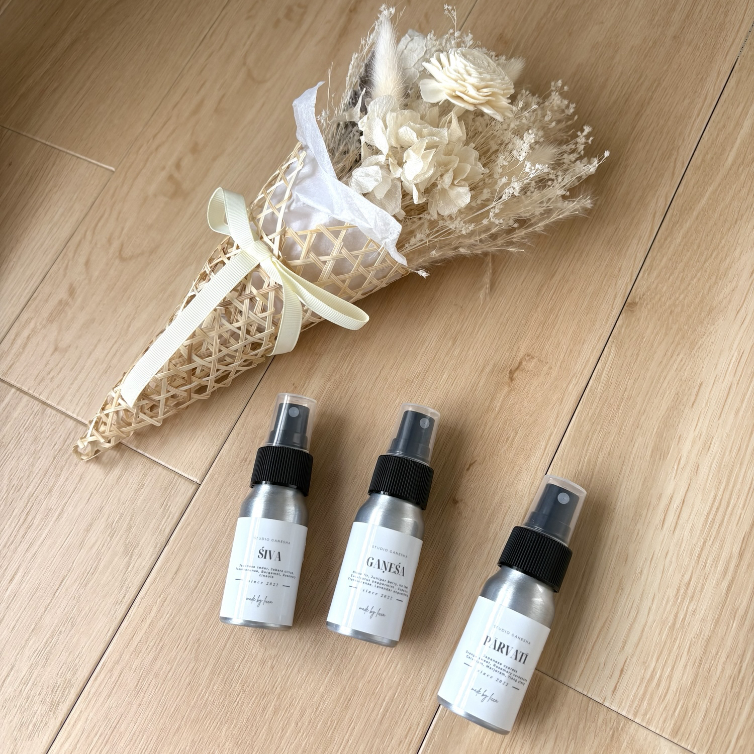 ガネーシャ、シヴァ、パールバティー20ml 3本セット