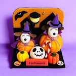 【受注制作】ちりめん細工「ハロウィンわんこ🎃」