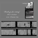 フィルムロールシール（35㎜×2m）コラージュ　海外シール　海外コラージュ