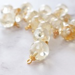 期間限定SALE【10個/10㍉】【ca-e-3】❁クリスタルボールチャーム❁クリーム❁