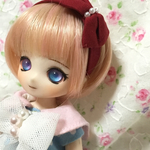 あまむすカチューシャ赤・15【オビツ11】