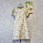 [50%OFF 7000円→3500円] 着物リメイク👘松竹梅・椿・菊・蝶々模様ロングチュニック＋フリルスヌード＋しずく型バッグ 🌸夏物処分セール開催中🌸
