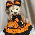 *ハロウィン*星柄ワンピース＆黒猫バッグ*ダッフィーシェリーメイ*