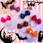 新色追加💖ハロウィン限定色🎃Princessペット用カチューシャ🎀fairy🎀フーシャピンク💖くすみパープル💜 プリンセス👸ドール系🎀サテン🩷撮影会　誕生日 【ネコポス対応】